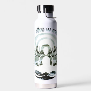 Wees als water dagelijks zen waterfles