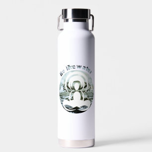 Wees als water dagelijks zen waterfles
