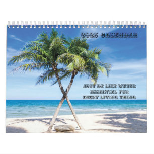 Wees als waterstrandliefhebbers 2025 kalender