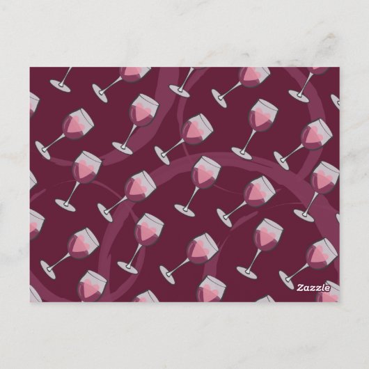 Wees alsjeblieft van mij Wijn Valentijn Grappige t Briefkaart (Achterkant)