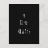 Wees altijd aardig briefkaart (Voorkant)