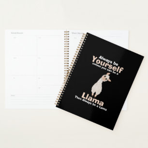 Wees altijd een Llama Dierenvriend Planner