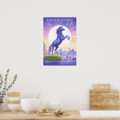 Wees altijd een Unicorn Paars Poster (Keuken)