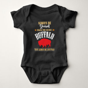 Wees altijd jezelf - Buffalo Bison Spirit Animal Romper