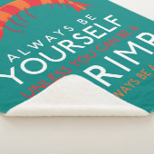 Wees altijd jezelf, tenzij je een garnaal kunt zij sherpa deken (3/4)