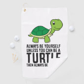 Wees altijd jezelf, tenzij je een schilder kunt zi golfhanddoek (Insitu)