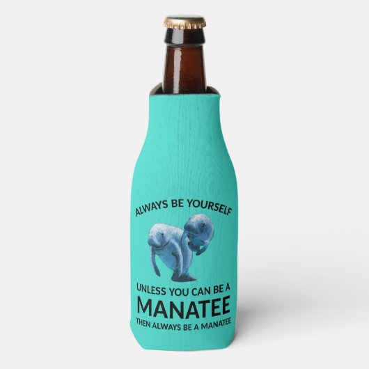 Wees altijd jezelf, tenzij je een vrouw kunt zijn flesjeskoeler (Fles Voorkant)