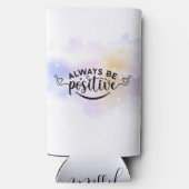 Wees altijd positief Paarse geel (Achterkant)