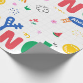 Wees altijd vriendelijk cadeaupapier (Hoek)