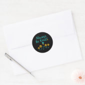 Wees altijd vriendelijk! Sticker (Envelop)