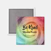 Wees altijd zo mogelijk gek Magnet Magneet (Voorkant / Achterkant)