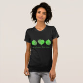 Wees anders en denk dat groen Recyclen T-shirt (Voorkant volledig)