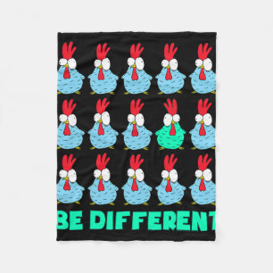 Wees anders  fleece deken