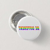 Wees anders | LGBTQ+ Pride Ronde Button 3,2 Cm (Voorkant /achterkant)