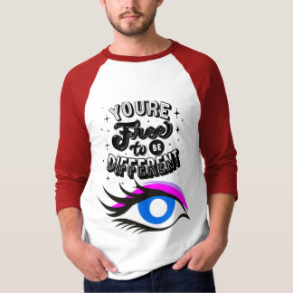 Wees anders" Mannen Slogan T-shirt