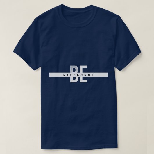 Wees anders mannen t-shirt (Design voorkant)