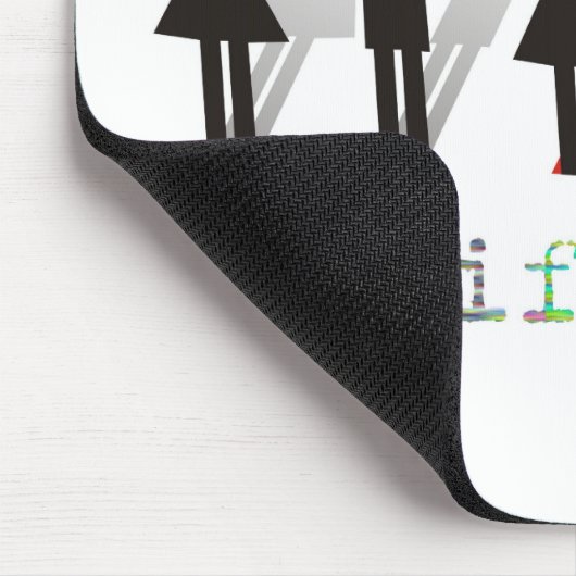 Wees anders! muismat (Hoek)