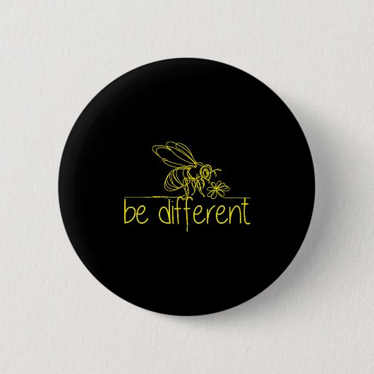 Wees anders ronde button 5,7 cm (Voorkant)