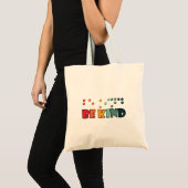 Wees attentie voor braille alfabetisme tote bag (Voorkant (product))
