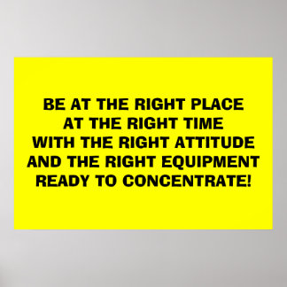 Wees "attitudes" poster