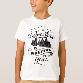 Wees avontuurlijk! Jongens' T-shirt