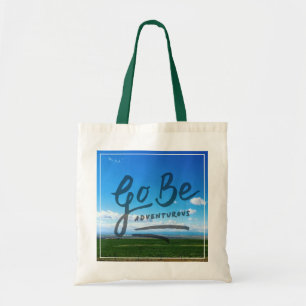 Wees avontuurlijk tote bag