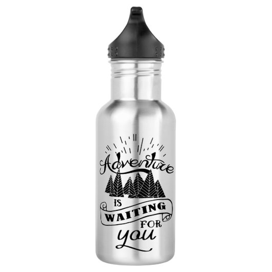 Wees avontuurlijk! waterfles (Rechts)