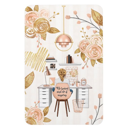 Wees bang & doe het toch magneet (Verticaal)