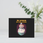 Wees bang voor een zeer scherp ontwerp van het aam briefkaart (Staand voorkant)