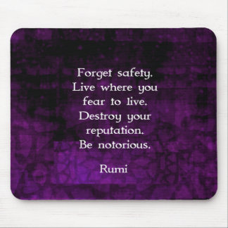 Wees beruchte Rumi Inspirerend prijsopgave Muismat