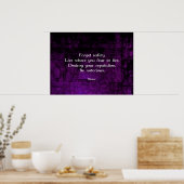 Wees beruchte Rumi Inspirerend prijsopgave Poster (Keuken)