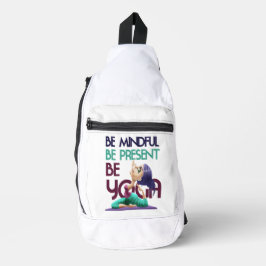 Wees bewust wees cadeau be yoga sling bag