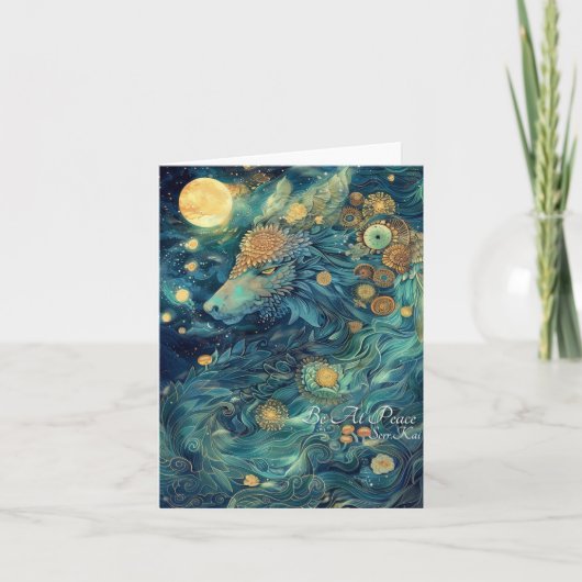 Wees bij Peace Dragon Kaart (Voorkant)