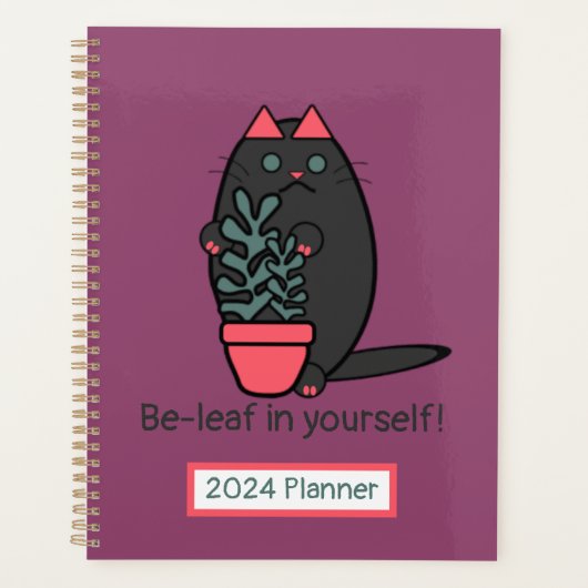 Wees-blad in jezelf planner (Voorkant)