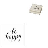 Wees blij 2 rubberstempel (Gestempeld)