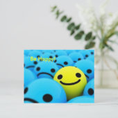 Wees blij! briefkaart (Staand voorkant)