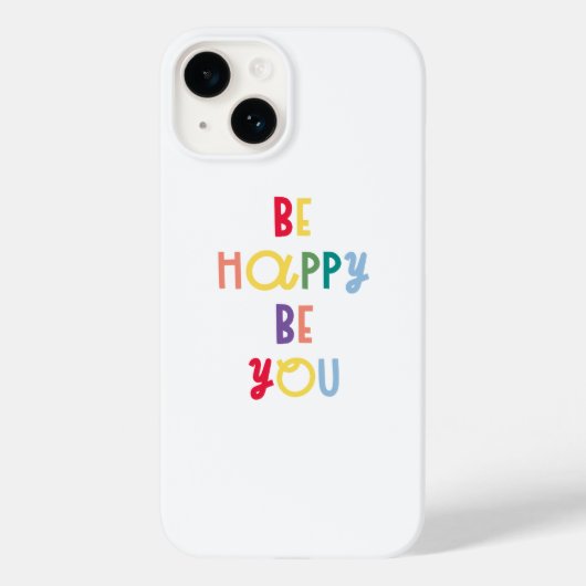 Wees blij dat je bent Case-Mate iPhone case (Achterkant)