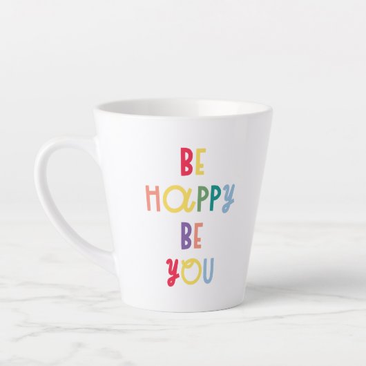 Wees blij dat je bent latte mok (Links)
