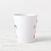 Wees blij dat je bent latte mok (Voorkant)