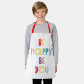 Wees blij dat je bent schort (Gedragen)