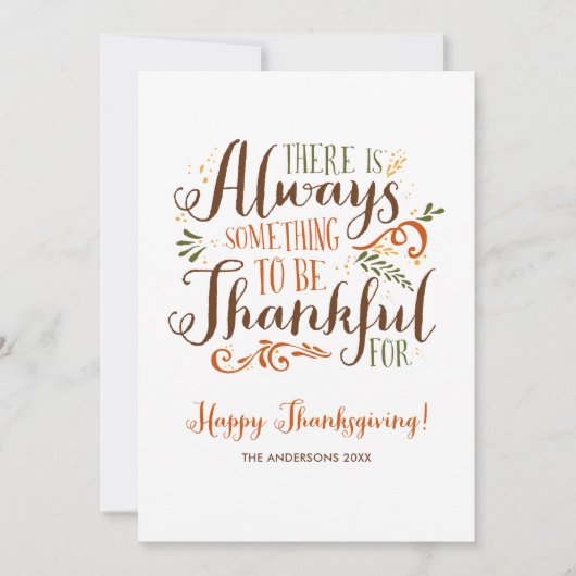 Wees blij dat je gelukkig bent feestdagenkaart (Voorkant)