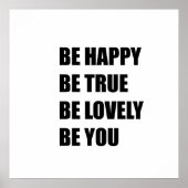 Wees blij dat je mooi bent. poster (Voorkant)