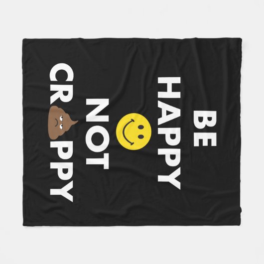 Wees blij dat u geen verkapte griekbank hebt fleece deken (Voorkant (Horizontaal))