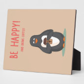 Wees blij en Drink koffie Fotoplaat (Zijkant)