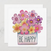 Wees blij kaart (Voorkant / Achterkant)