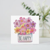 Wees blij kaart (Staand voorkant)