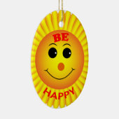 Wees blij keramisch ornament (Rechts)