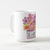 Wees blij koffiemok (Voorkant links)