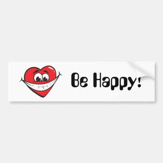 Wees blij met de Bumpersticker (Voorkant)