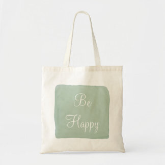 Wees blij met de Canvas tas Waterverf